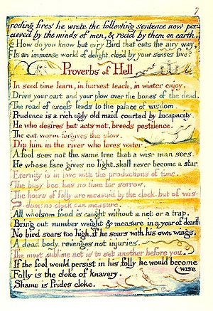 Blake Proverbs of Hell Blake Proverbs of Hell