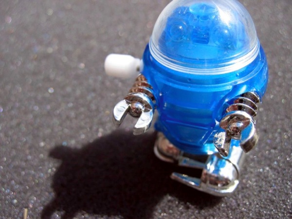 Slide18.jpg Image of a blue toy robot