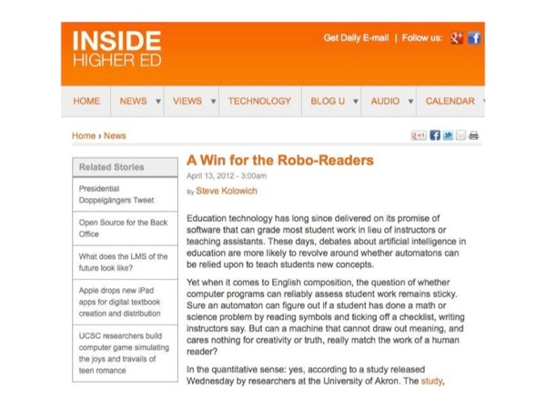 Slide19.jpg Image of an Inside Higher Ed article title A Win for the Robo-Readers