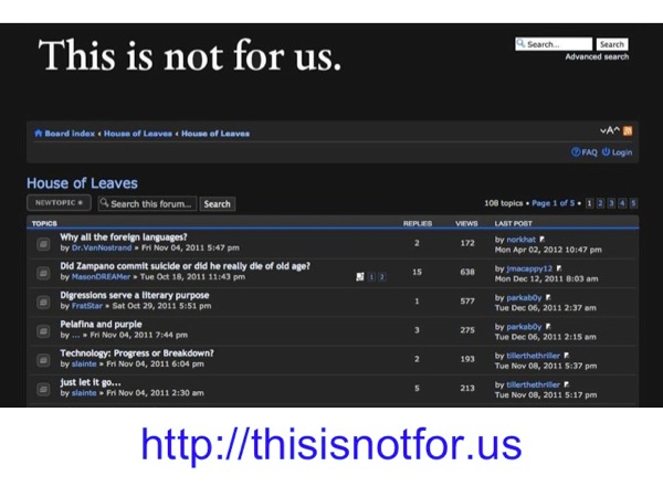 Slide53.jpg Screenshot of House of Leaves forums