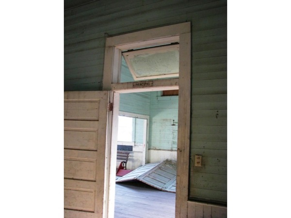 Slide59.jpg Photograph of a classroom in an old school building