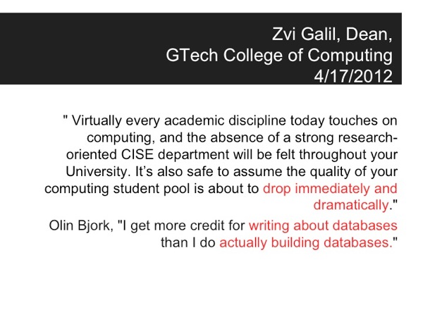 galil.jpg Letter from Zvi Galil about the problems of University of Florida eliminating its Computer Science program